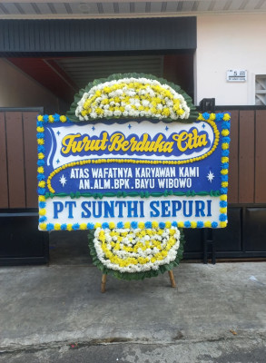 Papan Bunga Duka di Malifut